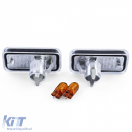 Clear glass side indicator chrome for Porsche 911 924 944 964 993-image-6209354