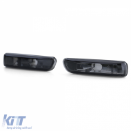 Clear glass side indicators black smoke suitable for 3 Series BMW E46 98-03-image-6257317