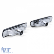 Clear glass side indicators black smoke suitable for 3 Series BMW E46 98-03-image-6257321