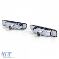 Clear glass side indicators black smoke suitable for 3 Series BMW E46 98-03-image-6257322