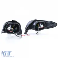 Clear glass tail lights full chrome for Peugeot 206 CC Coupe Cabrio 00-08-image-6258870