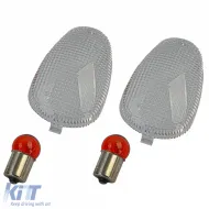 image-57-Clear motorcycle indicator lenses including bulbs for Aprilia with E-mark