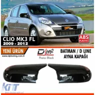 image-55-Clio 3 FL Batman Mirror Cover Piano Black / 2009-2012