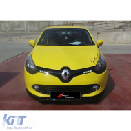 Clio 4 Front Lip Piano Black Vacuum Plastic / 2012-2019 - DTBKR6026714