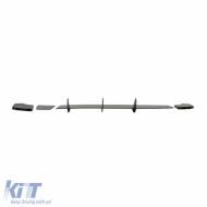 Clio 4 Max Rear Diffuser Splitter Matte Black ABS Plastic / 2012-2019 - DTRBDR6026425