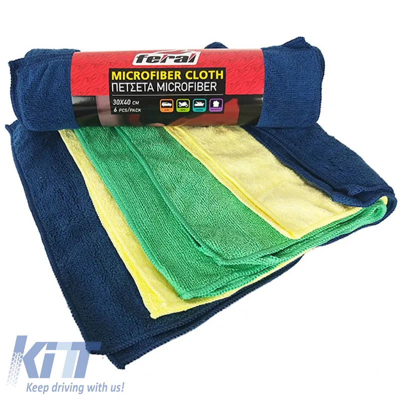 Cloth Microfiber 30x40cm Feral 6 Pcs