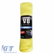 Cloth Microfiber Suitable for General Use V8 Yellow / Pink / Blue 40x40cm 1 Pc-image-6295345