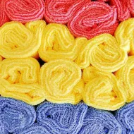 Cloth Microfiber Suitable for General Use V8 Yellow / Pink / Blue 40x40cm 1 Pc-image-6295347