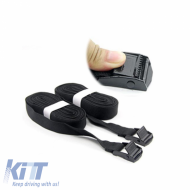 Cloth Roof Bars / Rack Universal suitable for Canoe & Kayak "Soft Rack" Large 106 x 17.5 x 6cm Oxford Cloth K-2300-80D 2 Pieces
