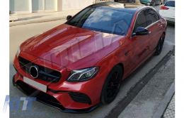 Cofano Aluminium per Mercedes Classe E W213 S213 Limousine T-Modell 16+ E63 Look-image-6329372