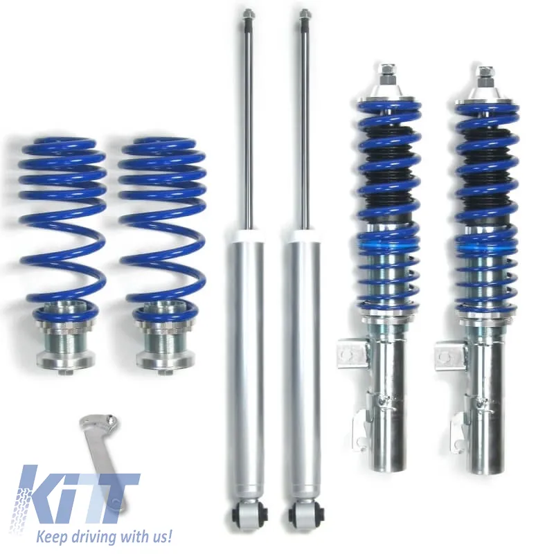 Coilover Kit Blueline suitable for Audi TT 8N Coupe / Roadster 1.8 1.8T 98-06 / Skoda Octavia I 1U RS / Seat Leon 1M Cupra Blueline