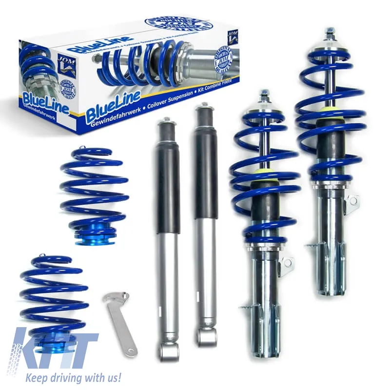Coilover Kit Blueline suitable for Opel Corsa C 00-06 1.4i 16V, 1.8i 16V, 1.3CDTi, 1.7DTi, 1.7CDTi (M14 Screw Rear Coilover) Set 4 Piece