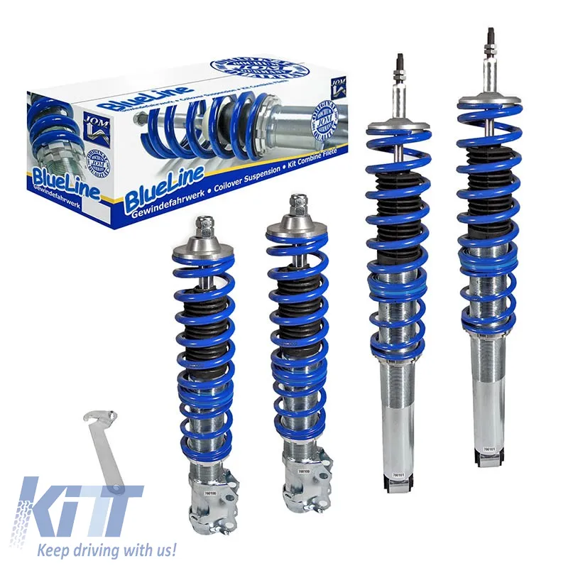 Coilover Kit Blueline suitable for VW Golf 2 & 3, Golf 4 (Cabrio), Vento, Jetta 2, Seat Toledo 1L