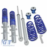 Coilover Kit Blueline suitable for VW Golf 4, Audi A3 8L, Seat Leon 1M, Skoda Octavia 1U Blueline-image-6325376