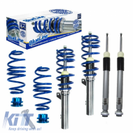 Coilover Kit Blueline suitable for VW Golf 7, Audi A3 8V, Seat Leon 5F, Skoda Octavia 5E (Multilink) Blueline Set 4 pcs
