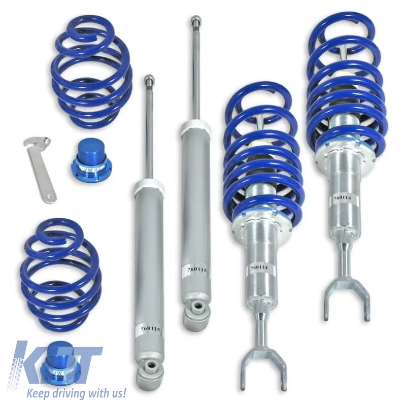 Coilover Kit Blueline suitable for VW Passat 3B, 3BG / Audi A6 4B / Skoda Superb 3U