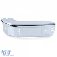 Coin gauche du pare-chocs avant chromé adapté pour BMW Série 3 E30 82-87-image-6203436