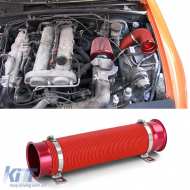 image-53-Cold Air Performance Kit Air Intake Flex Pipe Red Universal for Sport Air Filter