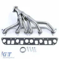 Colector de escape de acero inoxidable de carreras adecuado para Jeep Wrangler YJ 4.0 Cherokee XJ 4.0 91-99-image-6210548