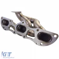 Collecteur d'échappement de course en acier inoxydable adapté pour Porsche 991.2 Turbo + Turbo S 3.8L 16-20-image-6210657