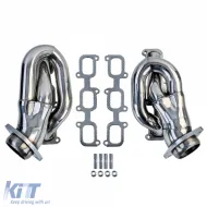 Collettore di scarico in acciaio inossidabile lucido adatto per Ford Mustang 3.7 V6 D2C 2011-2015-image-6259151