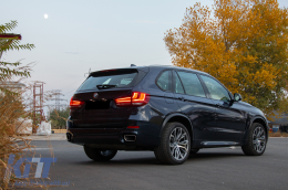 Complet Kit pour BMW X5 F15 2013-2018 X5 M Sport Look Jupes latérales Silencieux--image-6072631