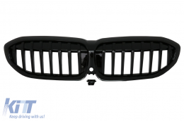 Complete Body Kit Extensions suitable for BMW 3 Series G20 Sedan G21 Touring (2018-up) M Design Piano Black-image-6078251
