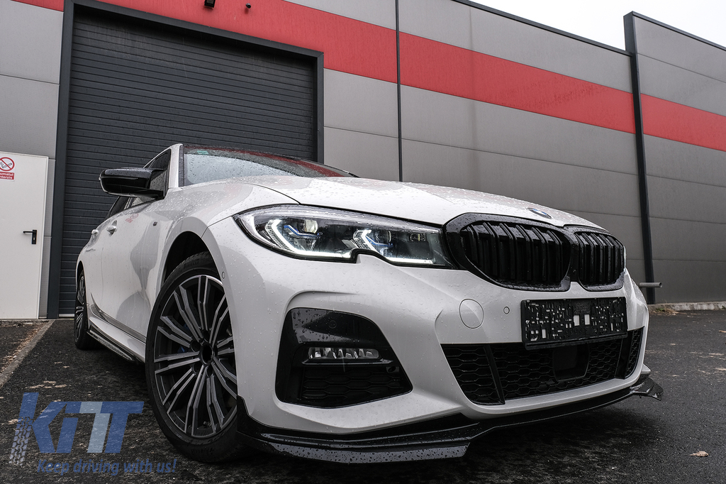 Complete Body Kit Extensions suitable for BMW 3 Series G20 Sedan G21  Touring (2018-up) M340i Competition Design Black Tips 