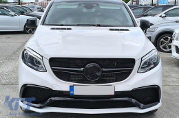 Complete Body Kit katállhlo gia MERCEDES GLE Koupé C292 (2015+) Schediasmós All Mavro Edition-image-6113046