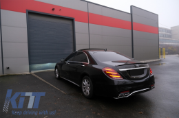 Complete Body Kit katállhlo gia Mercedes S-Class W222 Ananéosh (2013-06.2017) S63 Schediasmós With Kentrikí grília Chrómio-image-6056622
