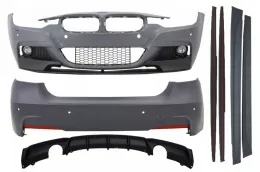 image-51-Complete Body Kit suitable for BMW 3 Series F30 (2011-2014) & F30 LCI Facelift (2015-up) M-Performance Design Double Outlet Single Exhaust