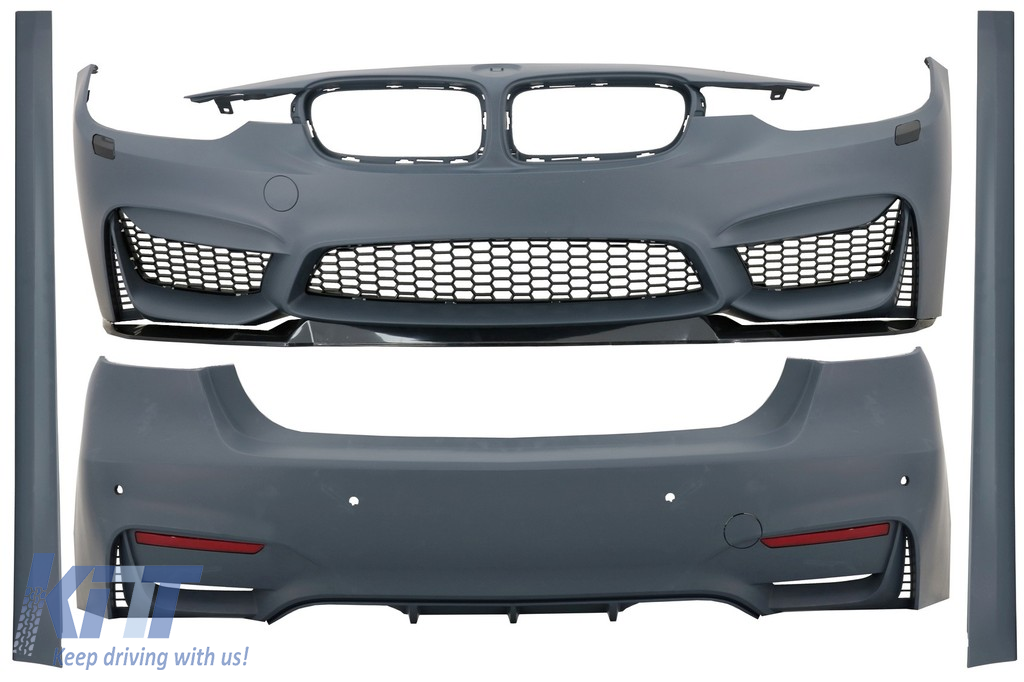 BMW 3-as sorozatú F30 (2011-2019) M3 CS Look ködlámpa nélküli karosszériakészlethez