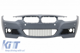 Complete Body Kit suitable for BMW 3 Series Touring F31 (2011-02.2017) M-Technik Design with Front Fenders Chrome and Hood Bonnet-image-6066998