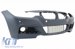 Complete Body Kit suitable for BMW 3 Series Touring F31 (2011-02.2017) M-Technik Design with Front Fenders Chrome and Hood Bonnet-image-6066999