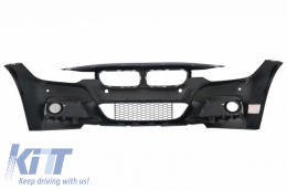 Complete Body Kit suitable for BMW 3 Series Touring F31 (2011-02.2017) M-Technik Design with Front Fenders Chrome and Hood Bonnet-image-6067000
