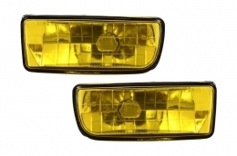 Complete Body Kit suitable for BMW 3er E36 (1992-1998) M3 Design With Yellow Fog Lights -image-6017076