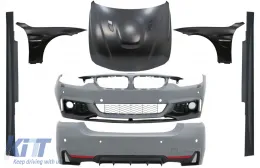image-44-Complete Body Kit suitable for BMW 4 Series F32 F33 (2013-02.2017) M-Performance Design with Front Fenders and Hood Bonnet