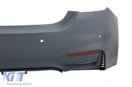 Complete Body Kit suitable for BMW 4 Series F32 Coupe F33 Cabrio (2013-2019) with Exhaust Muffler Tips Piano Black M4 Design-image-6087694