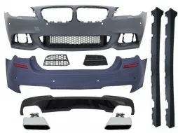 image-58-Complete Body Kit suitable for BMW 5 Series F10 (2010-2017) M-Technik 550i Design Brilliant Black Edition