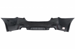 Complete Body Kit suitable for BMW 5 Series G30 (2017-2019) M5 Design with Central Kidney Grilles Double Stripe M Design Piano Black-image-6038452