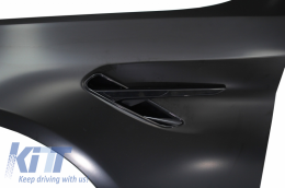 Complete Body Kit suitable for BMW 5 Series G30 (2017-2019) Limousine with Front Fenders Black M5 Design-image-6051328