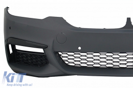 Complete Body Kit suitable for BMW 5 Series G30 (2017-2019) with Exhaust Muffler Tips M-Tech Design Without Distronic-image-6066082