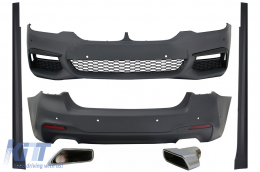 image-32-Complete Body Kit suitable for BMW 5 Series G30 (2017-2019) with Exhaust Muffler Tips M-Tech Design Without Distronic