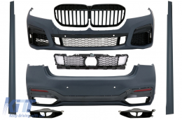 Complete Body Kit suitable for BMW 7 Series G12 LCI Facelift (2019-Up) M 760 Design - CBBMG12FMT