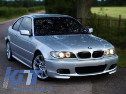 Complete Body Kit suitable for BMW E46 98-05 3 Series Coupe/Cabrio M-Technik Design With Exhaust Muffler M-Power -image-5991988