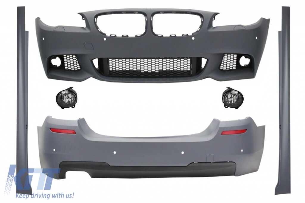 BMW F10 5-ös sorozathoz (2011-2014) megfelelő karosszériakészlet M-Technik Design ködfényvetítőkkel
