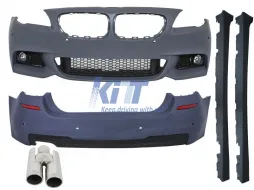 image-18-Complete Body Kit suitable for BMW F11 5 Series Touring (Station Wagon, Estate, Avant) (2011-up) M-Technik Design With Exhaust Muffler Tips ACS-Look