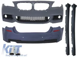 image-19-Complete Body Kit suitable for BMW F11 5 Series Touring (Station Wagon, Estate, Avant) (2011-up) M-Technik Design With Exhaust Muffler M-Power