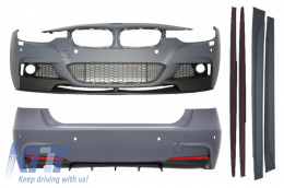 Complete Body Kit suitable for BMW F30 (2011-up) M-Performance Design Single Exhaust Outlet - CBBMF30MPTHSO