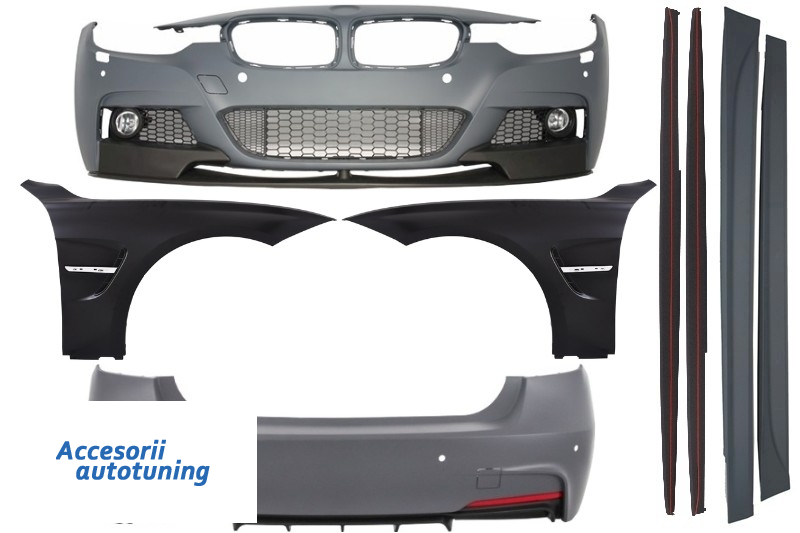 Komplett karosszériakészlet BMW F30 (2011+) M-Performance Design első sárvédőkkel
